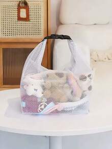 1 Peça Bolsa Impermeável para Maiô, Bolsa de Uso Duplo Seco e Úmido em Tecido Oxford com Alça e Zíper, Bolsa Impermeável para Roupas, Adequada para Viagem, Fitness, Praia, Novo Essencial de Praia, Bolsa de Armazenamento Impermeável em EVA, Bolsa de Toalete com Cordão, Bolsa de Ginástica de Grande Capacidade para Homens e Mulheres, Bolsa de Lavagem de Viagem ao Ar Livre - Multicolorido - Visão 12