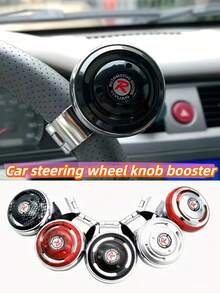 360° Rotating Steering Wheel Spinner Knob, Enhances Steering Effort And Driving Enjoyment, Fits Various Vehicles, Easy Installation Comfortable Accessory - Multicolor - View 2