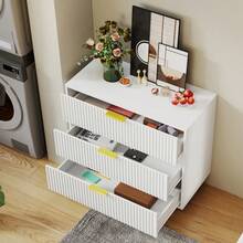 Dressers & Chests Of Drawers - White + MDF - View 2