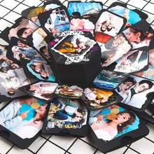 6-Sided DIY Explosion Box, Handmade Photo Album, Suitable For Birthday, Mother's Day, Anniversary, Valentine's Day, Wedding Gifts - 1 Set - View 2