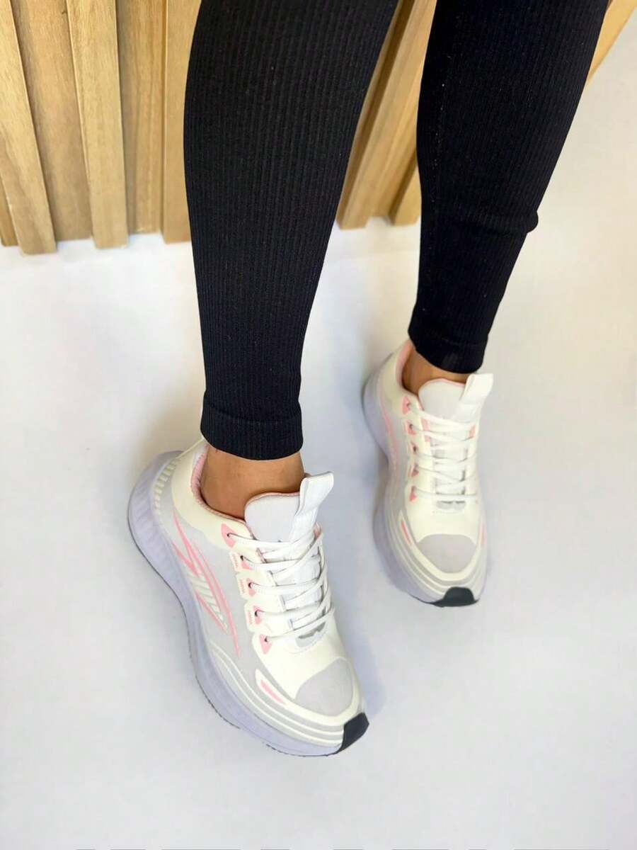 Unisex Walking Shoes For Gym And Fitness - 淺粉色 - 查看 1