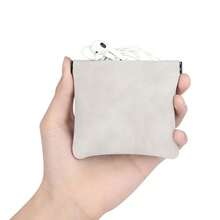 Earphones Storage Bag USB Data Cable Organizer Headphone Accessories Memory Card Pouch Mini Purse Coin Key Bag - Dark-blue-l - View 9