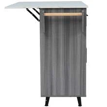 Mobile Storage Islands - Grey+White + MDF + Dining Room - View 7