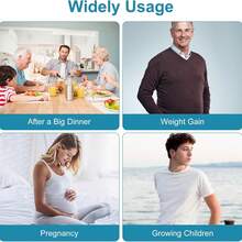 12件装腰部加长器，可调节纽扣式裤腰加长器，无缝腰部加长器，适用于牛仔裤、休闲裤和裙子，1-1.8英寸 - 彩色 - 查看 6