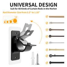 2/4/6/8/10/12pcs, Strong Adhesive Hooks, Bathroom Curtain Hangers, Curtain Support, Adhesive Strip Clips, ABS Material, Waterproof And Firmly Adhesive Hooks, Great Home Items - Multicolor - View 3