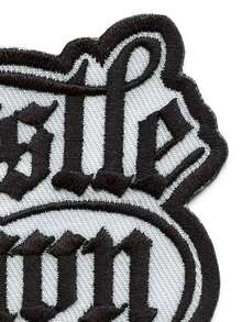 1 pieza Parche bordado de la ciudad de Hustle Town Houston con motivación y dinero para planchar - Multicolor - Ver 5