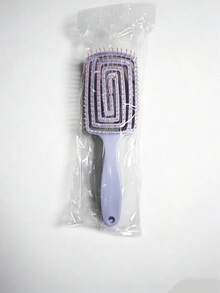 1pc Hollow Comb, Wet & Dry Massage Comb, Portable Wide-Tooth Styling Comb For Women Long Hair Volume, Styling Tool, Bathroom Decor - Multicolor - View 10