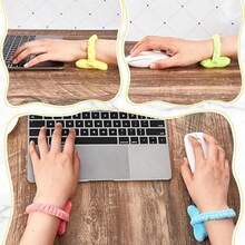 Ergonomic Wrist Rest Set, Wearable Mouse & Keyboard Support Pad, Portable For Gaming & Typing - Mouse Pad - View 5