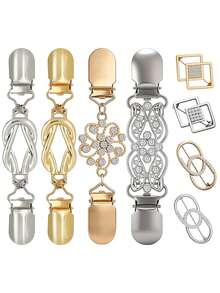 Cinch Clips For Women Clothing Clips Back Cinch Set To Hold Sweater Together Shawl Cardigan Collar Clip To Tighten Dress Pant Waist Tightener - Multicolor - View 15