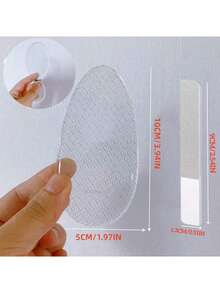 1/2/3 Piezas Lija de Vidrio Nano - Inodoro, Removedor de Callosidades de Doble Cara, Cuidado de Pies Suave, Herramienta para Dar Forma a las Uñas - Multicolor - Ver 11