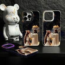 1pc White English God Girl Graphic Full Coverage TPU Shockproof Phone Case Compatible With Apple 17,16, 15, 14, 13, 12, 11 Pro Max Waterproof Anti-Fall Scratch Resistant-For-Your-New- - 多色4 - 查看 4