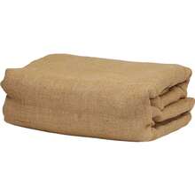 厚实耐用的天然亚麻布,适用于教室展示板、手工艺品、桌旗、婚礼装饰,易于裁剪,亚麻面料 - 1件棕色 - 查看 4