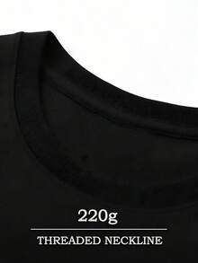 Artistic Graphic Featuring A Blooming Rose Intertwined With Bold Anti Social Club Text Symbolizing Contrast Between Beauty And Isolation 100% Cotton Casual Tee For Women - 黑色 - 查看 3