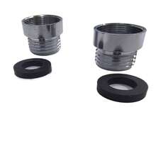 双齿水龙头适配器，1/2" 转 M22 内螺纹黄铜水龙头适配器，转 1/2" 转 M24 外螺纹水龙头适配器 - 銀色 - 查看 14