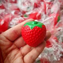慢回弹草莓玩具，香味卡通挤压减压玩具 - 彩色 - 查看 4