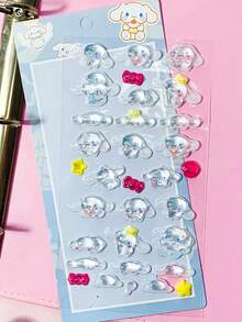 Cute Cartoon 3D Bubble Stickers, Kawaii Stickers For DIY Scrapbooking, Notebook, Laptop, Phone, Toys, Gifts - Multicolor - View 4