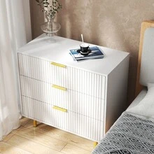 Dressers & Chests Of Drawers - White + MDF - View 8