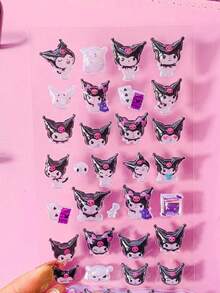 Cute Cartoon 3D Bubble Stickers, Kawaii Stickers For DIY Scrapbooking, Notebook, Laptop, Phone, Toys, Gifts - Multicolor - View 6