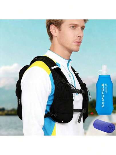 Running Backpack With 500ml Soft Flask, Hydration Vest, Hydration Running Vest For Women, Water Vest Backpack 5L Small, Lightweight Hydration Pack Mini Vest Women For Hiking, Trail Marathon Race