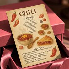 20pcs Family Recipes Postcard Set, Featuring Barbecue Ribs, Fried Chicken, Salad, Mashed Potatoes Etc Food Preparation And Illustrations, Perfect For Collecting And Sharing, Cookbook Enthusiasts, Home Cooks Gift, Parties & Cooking Events - View 4