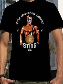 Camiseta Kabuda Split Surfer Crow con Estampado de Dibujos Animados para Hombre Adulto, Cuello Redondo, Estilo Casual, Esencial para la Calle, Alta Calidad, para el Día del Padre Kbd - Negro - Ver 1
