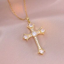 Titanium Steel Gold Bracelet, Luxury Elegant Jewelry, Suitable For Wedding, Valentine's Day Gift, Daily Matching - Multicolor - View 6