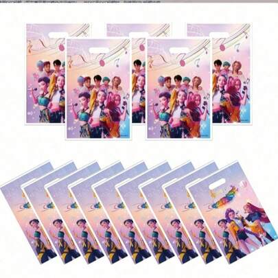 30pcs/20pcs/10pcs K-POP Idol Theme Party Decorations, Suitable For Fan Meetings, Birthdays And Various Occasions, Unique And Fun Decorations (Random Design)