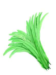 20pcs 23.30cm-9.2-12nch Rooster Pheasant Tail Feathers Plumes DIY Headdress Halloween Decoration Wedding Christmas Craft Supplies Accessories - A - View 11