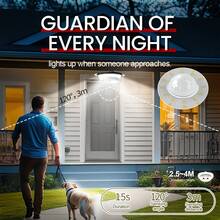 224 LED Solar Outdoor Hanging Light, Solar Powered Motion Sensor Patio Light With Remote Control, IP67 Waterproof For Gazebo, Shed, Garage, Barn, Camping - HL-031 - 查看 5