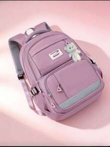 Women Functional Backpacks - 粉色 - 查看 2