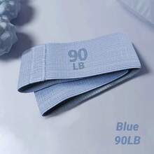 1条瑜伽弹力带臀部弹力环健身训练女士阻力带力量训练拉伸臀部健身房 - 彩色 - 查看 11