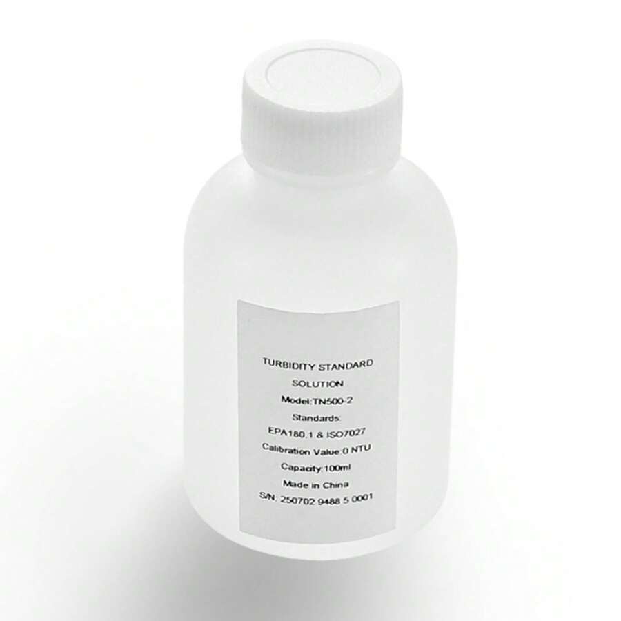 Turbidity Calibration Solution, 0 NTU, 100 Ml Capacity, Standard Turbidity Solution Refill For Turbiditymeter, Zero-Drift For Stable Concentration, Ready To Use, For Both White And Red Light - Turbidity Water 0.0 NTU Accessories - View 1