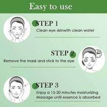 20片（10对）凝胶眼膜，清凉眼贴，呵护双眼，淡化黑眼圈，抚平细纹，男女皆宜，春夏必备，伴娘礼物，卧室/房间装饰，海滩/旅行/度假佳品，送给女性的理想礼物。眼膜也是情人节、母亲节、万圣节、圣诞节、旅行、生日和其他节日的理想礼物。（新娘、眼膜、单身派对礼品袋填充物、美容、面膜、情人节） - 彩色 - 查看 8