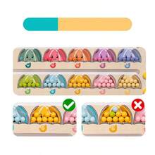 Juguete educativo de madera para niños, 2 en 1 o 3 en 1, con cuentas magnéticas para escritorio, herramienta de enseñanza numérica de matemáticas de suma y resta con los dedos - Multicolor - Ver 12