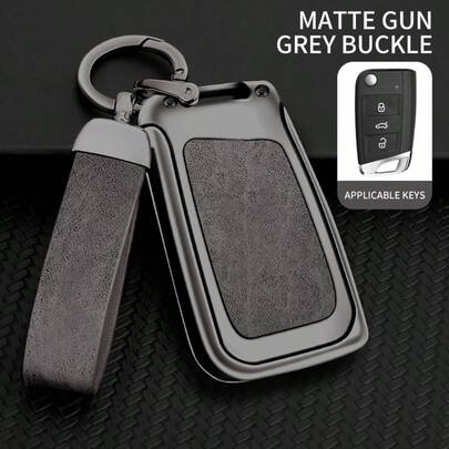 Zinc Alloy Car Key Shell For Key Cover Santana/Lavida/Golf/Tiguan/Jetta/Santana/Lamando/Touareg/Teramont/Tharu Car Key Protector