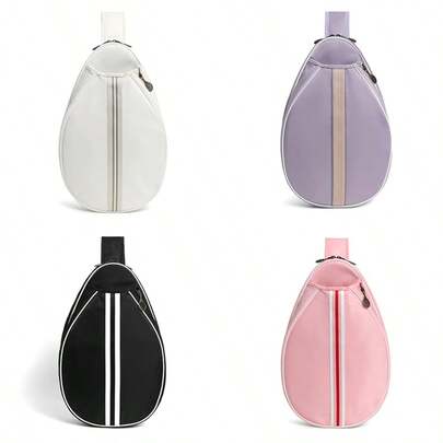 Bolsa de tenis de alta calidad 2025, bolsa de raqueta de bádminton, bolsa deportiva profesional de un solo hombro y cruzada para raqueta