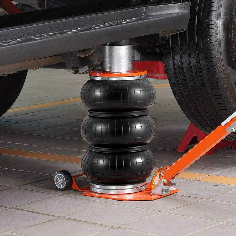 Cavalletto di supporto - 3t, langer verstellbarer Griff, 3-fach Luftbalg - Visualizzare 1