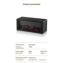 USB Whisper-Quiet Essential Oil Diffuser Humidifier With Soothing Flame LED Night Light - Mist - View 6