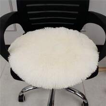2026 New Nordic Style Plush Seat Cushion, Suitable For Round Chair Pads, Cat Cushion, Chair Pad, Vanity Cushion, Stool, Office, Dining Table And Other Seating Areas, Spring/Summer Home Decor - Multicolor - View 4