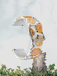 Dây đeo đồng hồ đa năng 20/22mm tương thích với đồng hồ thông minh , Honor - Dây đeo silicon có họa tiết tương thích với GT2/GT3, Watch 3/Galaxy - Nhiều màu - Xem 7