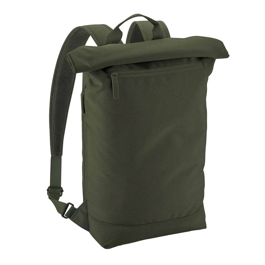 Bagbase Simplicity Lite Roll Top Backpack (Pine Green) - 100% Polyester - (BC6977) - Green - View 1
