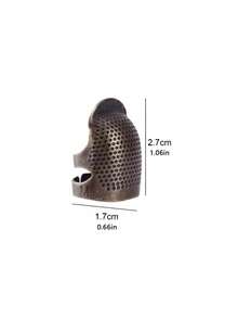 Vintage Metal Thimble Holder, Adjustable Finger Protector Suitable For Needlework And Crafts, Home Sewing And Cross-Stitch Thimbles, DIY Sewing Tools, Ideal For Art And Handicraft Enthusiasts - Multicolor - View 9