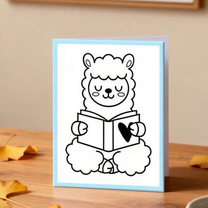 1 Piece Alpaca Scrapbooking Die - Ideal For Papercrafting, Card Making, Scrapbooking And DIY Album Decorating, The Die Features Metal Construction.