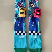 Girls' 3D Mid-Calf Socks With Cute Applique And Character Print - 8 - 查看 1