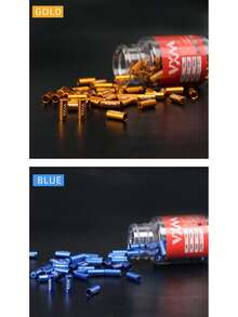 10个VXM自行车线管端盖，铝合金材质，适用于刹车线和变速线，山地车和公路车均适用。 - 彩色 - 查看 10