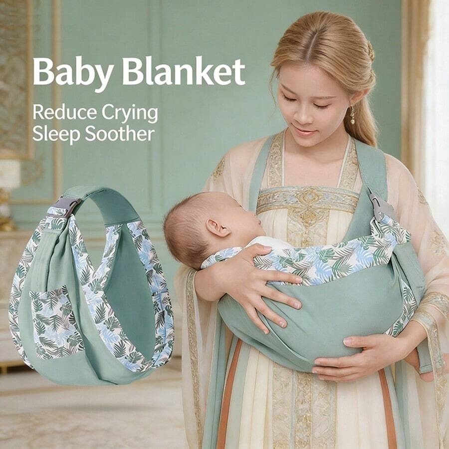 1个婴儿背带背包，适合6-36个月的婴儿（10-30磅），轻便透气，可侧背或前背，可调节，方便侧背和前背。 - 彩色 - 查看 1