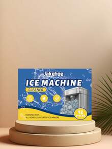 jakehoe 12pcs Ice Maker Cleaning Tablets, Daily Home Ice Maker Cleaning And Descaling Portable Tablets, Suitable For Home Desktop Ice Maker Daily Cleaning And Descaling, Commercial Small Ice Maker, Milk Tea Shop Ice Maker, Refrigerator Built-In Ice Maker Module, Ice Tray Cleaning, Water Dispenser, Water Purifier Water Line Descaling, Dorm, Office, Rental Apartment Small Ice Maker Equipment, Deep Cleaning Before Restarting Long-Term Idle Ice Maker, Remove Limescale, Odor, Stains, - Solid State - View 10