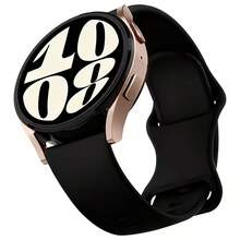 20mm Silicone Watch Band With Butterfly Buckle, Compatible With Samsung Galaxy Watch 7-6-5-Pro-4-Classic/Active 2 40mm, Sport 20mm, GT 5-4-2e-Pro, Soft And Skin-Friendly Silicone Material - Galaxy Watch 3/4/5/6-20mm - View 15