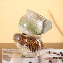 High-End Ceramic Espresso Cup Set, Professional Espresso/Latte Art Cup, Small Capacity, Japanese Elegant Design, Embossed Mug, Tasting Cup - Multicolor - View 2