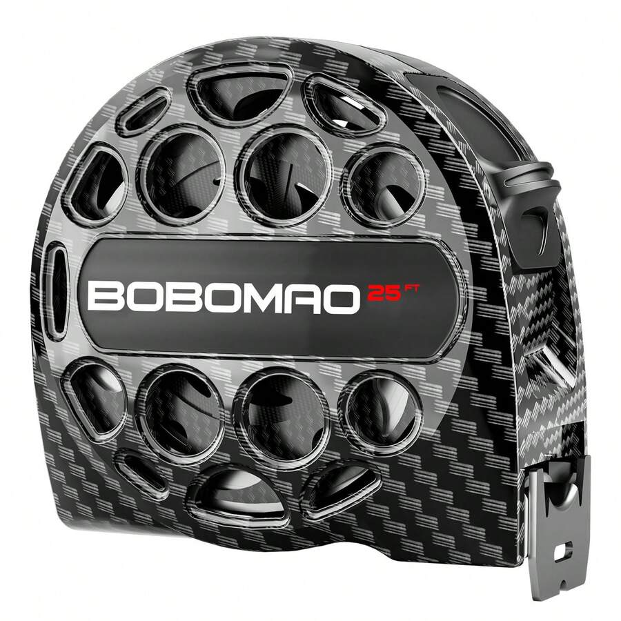 BOBOMAO 25FT Hollow Thickening Stainless Steel Tape Measure, High-Definition Inch Scale Measuring Ruler, Waterproof And Wear-Resistant Tape Measure With Hook, Durable Measuring Tool